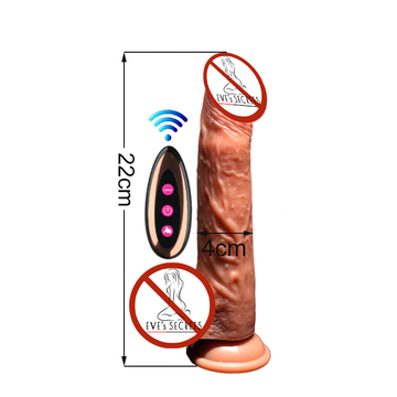 Wireless Squirming Vibrating Dildos / Silicone Realistic Penis / Electric Sex Toys - EVE's SECRETS
